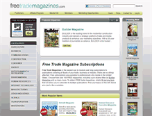 Tablet Screenshot of affiliates.freetrademagazinesource.com